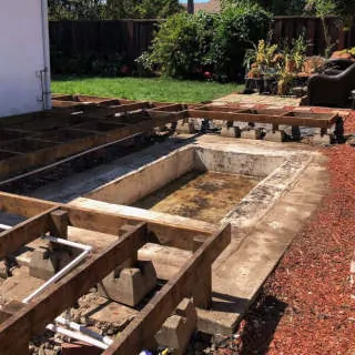 deck debris demolition